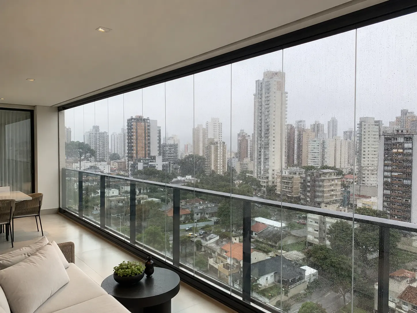 Envidraçamento de sacada